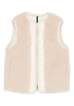 Moncler zip-up sleeveless jacket - Neutrals