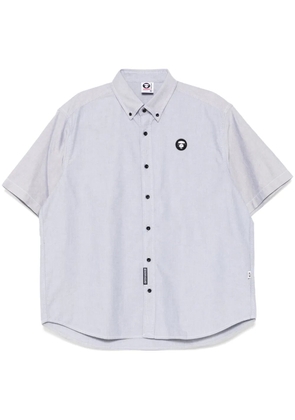 AAPE BY *A BATHING APE® logo-patch shirt - Black