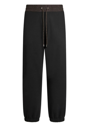ETRO drawstring jersey track pants - Black