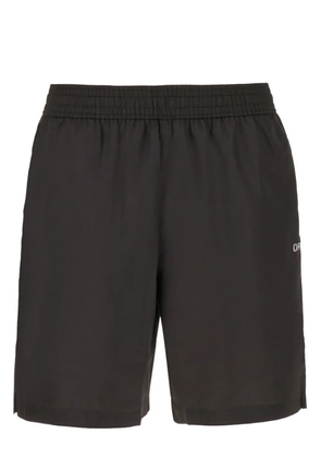 Off-White Scribble Diags swim shorts - Black