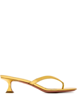 Amina Muaddi 45mm Juliette sandals - Yellow