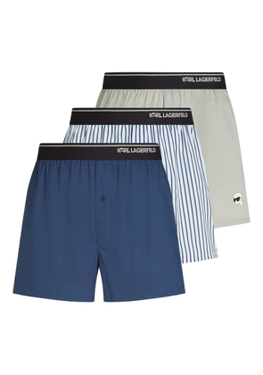 Karl Lagerfeld Ikon boxers pack - Blue