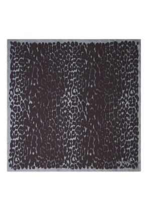 Lanvin animal-print scarf - Grey