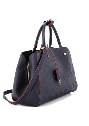 Louis Vuitton Pre-Owned Montaigne Handbag Monogram Empreinte Leather MM satchel - Blue