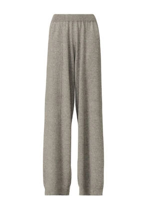 Fabiana Filippi Platinum cashmere wide-leg trousers - Grey