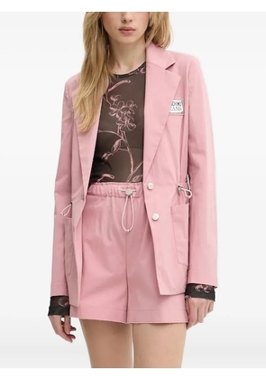 MOSCHINO JEANS single-breasted blazer - Pink