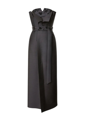 Alberta Ferretti silk-blend dress - Grey