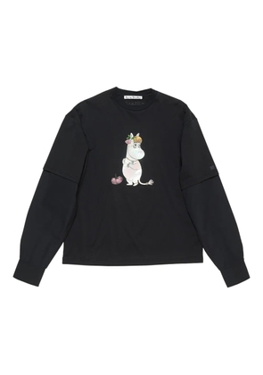 Acne Studios graphic-print sweatshirt - Black