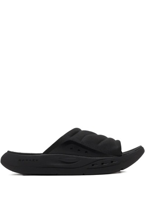 Oakley Studio embossed-logo slides - Black
