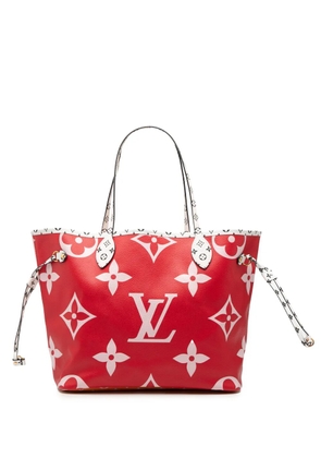 Louis Vuitton Pre-Owned 2019 Monogram Giant Neverfull MM tote bag - Red