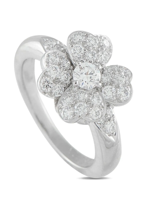 Van Cleef & Arpels Pre-Owned platinum Cosmos diamond ring - Silver