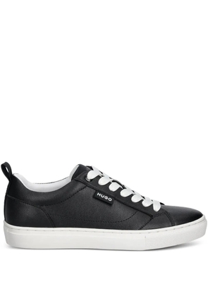 HUGO leather sneakers - Black