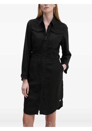 G-Star RAW zip pockets mini dress - Black