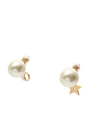 Christian Dior Pre-Owned 2010s CD faux-pearl earrings - Gold