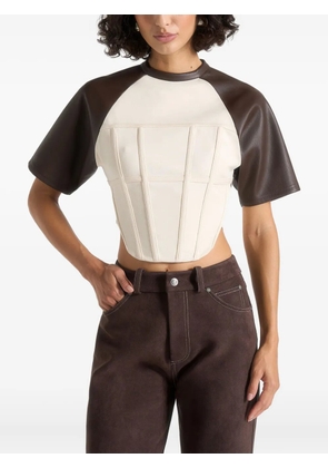 Manière De Voir Juline corset top - White