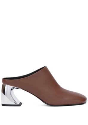 3.1 Phillip Lim ID 65mm leather mules - Brown