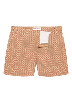 Orlebar Brown Bulldog geometric-pattern swim shorts