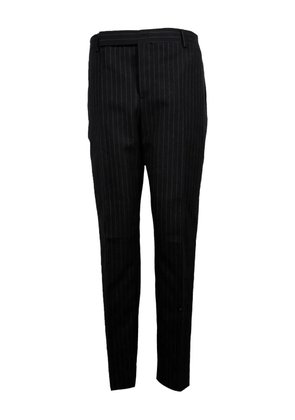 Saint Laurent Pre-Owned pinstripe trousers - Black
