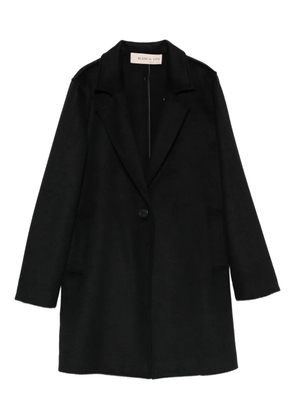 Blanca Vita notched coat - Black