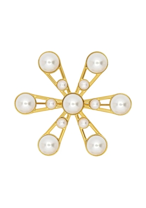 Oscar de la Renta pin-fastening brooch - Gold