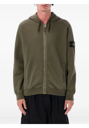 Stone Island zip-front hoodie - Green