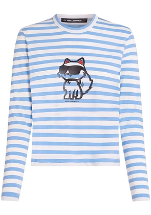 Karl Lagerfeld Ikon Choupette T-shirt - Blue