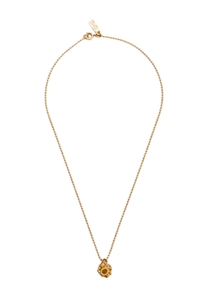 Ferragamo Pre-Owned 2000s cube necklace - Gold