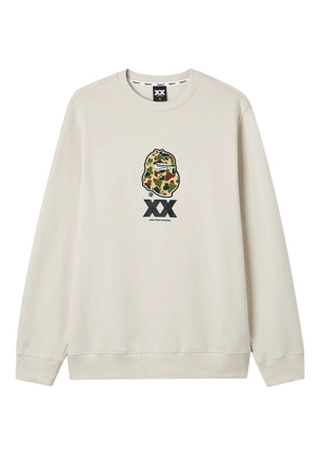 FINGERCROXX camouflag- appliqué sweatshirt - Neutrals
