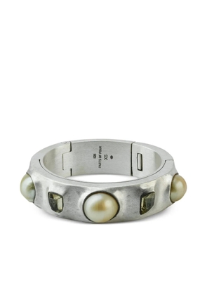 Parts of Four Sistema pearl-embellishment bracelet - Silver