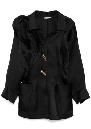 Maticevski Lotus shirt dress - Black