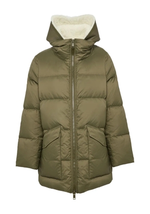 Yves Salomon shearling down jacket - Green