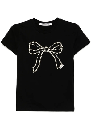 Kimhekim pearl-embellished T-shirt - Black