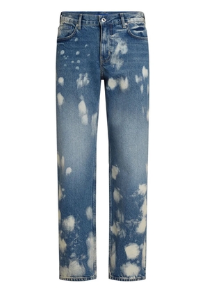 Karl Lagerfeld Jeans bleached traight-leg jeans - Blue