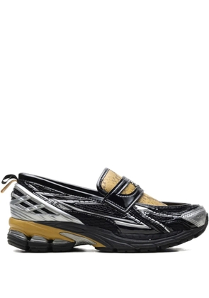 New Balance x Ganni 1906L snake-print sneakers - Black