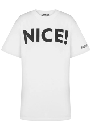 Moschino text-print T-shirt - White