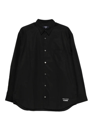 Comme Des Garçons Shirt collor cotton shirt - Black