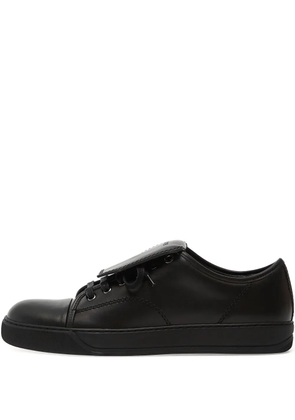 Lanvin DBB1 flap leather sneakers - Black