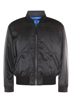 TOM FORD satin bomber jacket - Black