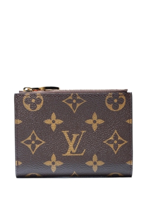 Louis Vuitton Pre-Owned 2021-2025 Lisa Monogram zip wallet - Brown