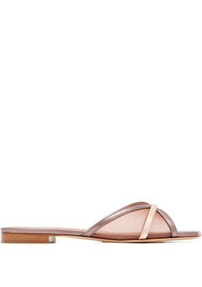 Malone Souliers Malone criss cross strap sandals - White