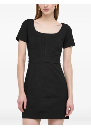 GUESS USA panelled square neck dress - Black