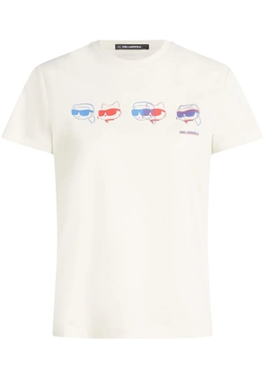 Karl Lagerfeld Ikon Color-Pop T-shirt - White