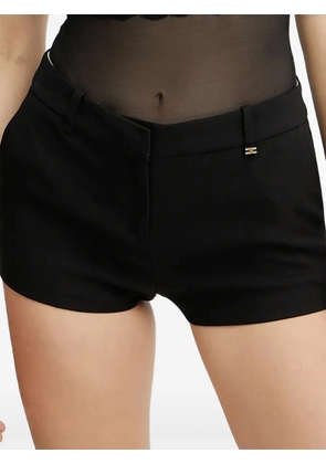 Elisabetta Franchi logo shorts - Black