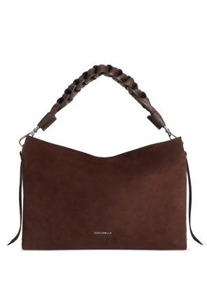 Coccinelle Boheme suede tote bag - Brown