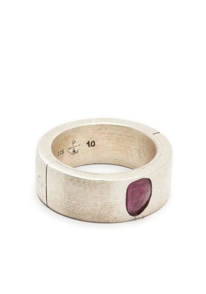 Parts of Four Sistema Single Ruby Slice ring - Silver