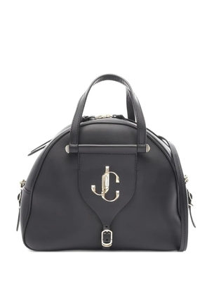 Jimmy Choo Pre-Owned 2010s logo bowling leather tote bag - Black