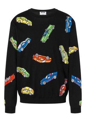 Moschino car-motif sweatshirt - Black