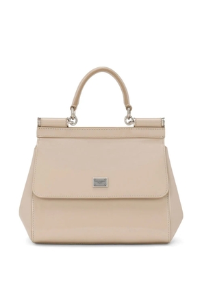 Dolce & Gabbana KIM DOLCE&GABBANA small Sicily top-handle bag - Neutrals