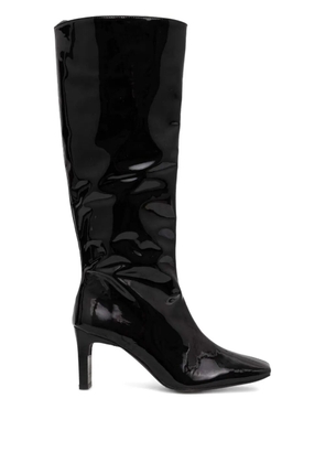 ALOHAS 75mm patent-leather knee-high boots - Black