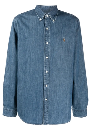 Polo Ralph Lauren signature Polo Pony motif denim shirt - Blue
